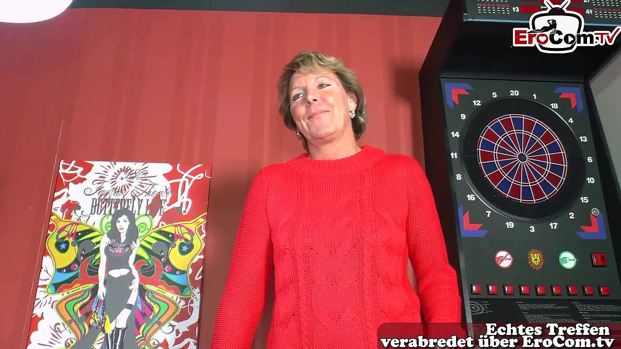 Deutsche Oma macht erstes Sex Casting für Cash