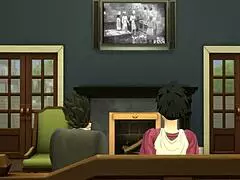 Maestro Roshi sexually trains Videl in front of her cuckold husband.