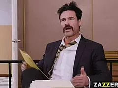 hey, check this milf kristina rose taking two big cocks