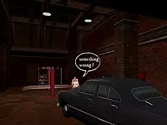 I can't believe the wild anal action in my garage with that monster cock!