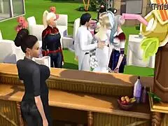 Parodia Hentai Epi 12 Shows Superman and Supergirl Wedding Chaos. Heartbroken Husband Faces Netorare in 3D Assfucking.