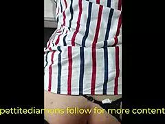 I Lift My Neighbor's Dress In The Kitchen And Fuck Her Wet Pussy