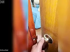 What the Fuck Did I See Behind That Door? Latina Slut Bent Over for Hardcore Action.