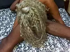 Milf asks cuckold husband to bring young guy 😏