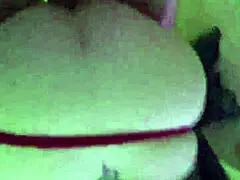 small person accepts large item