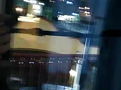 Sexy Ass MILF Flashes By The Hotel Window!