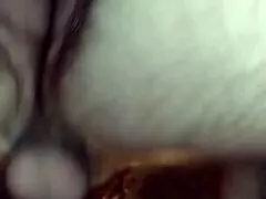 wow, my girl squirting hard on my bent-over cock!