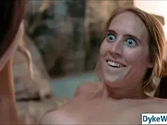 Two Nerds And One Milf Share Intense Emotions While Licking Pussy In A Lesbian Encounter