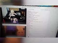 tv rubia pleasures herself during online chat session