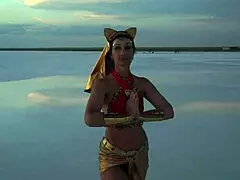 pink sky white salt features mature amateurs dancing