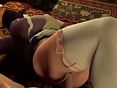 Эй, хочешь посмотреть, как горячая азиатская горничная милф берет глубоко в 3D?