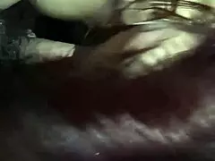 mature milf sucks young guy's dick 😏