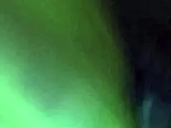 asian milf fingers pussy with banana before creampie