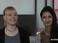 lesbian couple messin’ with that magic wand... so damn hot!