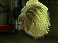 Wow, huge boobs milf bound and fucked in kinky bondage!