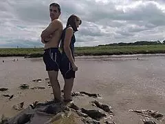 Behind the scenes fuck-ups with naked milf brunette fucking 😏 part 1