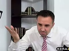 Best lawyer in town craves busty anal to seal the deal. Can she handle it?