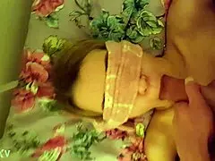 Sucking My Cock with Eyes Tied Up