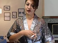 Hey, wanna see me smoke a Marlboro and tease my tits?