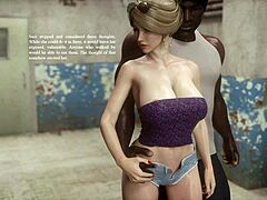 Čoveče, ne mogu ni... moja seksi blond žena grupno jebana u javnom WC-u!