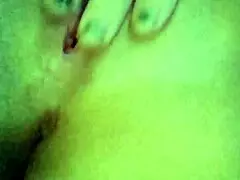 Stella intensely stimulates her pussy and ass