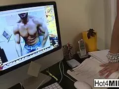 Can You Handle This Busty Brunette Teasing Your Cock?