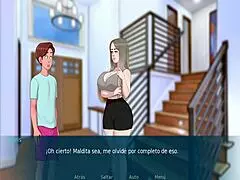 Milf mother gives intense blowjob in sexnote game