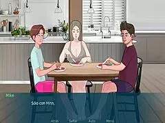 Milf mother gives intense blowjob in sexnote game