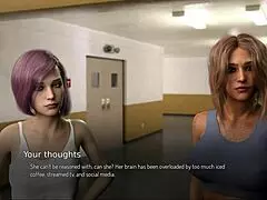 meeting anna at college with her sexy tushy bound tight