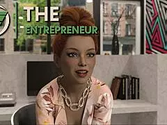 the entrepreneur milf shows off naughty lingerie in game pov