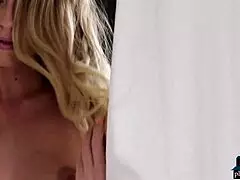 Amazing Hot Blonde Milf Riley Anne Strips For Playboy