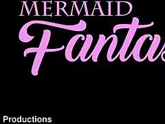 Hey, check out this rough mermaid fantasy with Alara Lamarr getting a facial.