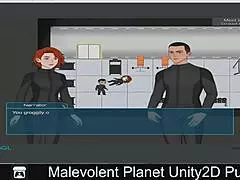 What's happening on the malevolent planet in Unity2D publicly?