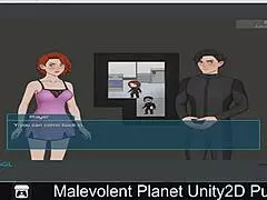 What's happening on the malevolent planet in Unity2D publicly?