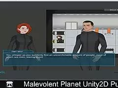 What's happening on the malevolent planet in Unity2D publicly?