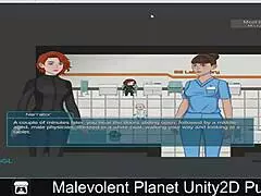 What's happening on the malevolent planet in Unity2D publicly?