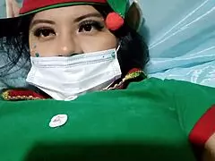 Stunning sexy elf woman craves mating. She flaunts her tight body and vagina.