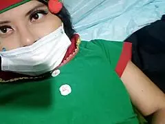 Stunning sexy elf woman craves mating. She flaunts her tight body and vagina.