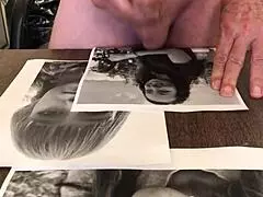 This shaved teen 18+ gives a close-up cum tribute that's so hot