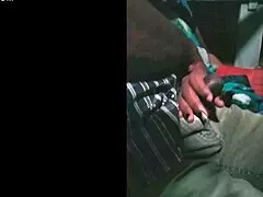 Japanese milf groped and sucked on a crowded public bus