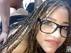 Horny stepmom craves stepson's cock for intense action. Lucky guy nails her big ass hard.