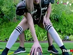 Rugby Milf Riding Cock Hard - Britney Amber