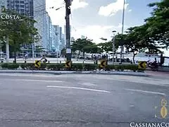 Wow! Latina milf with big ass gives wild blowjob on SC trip