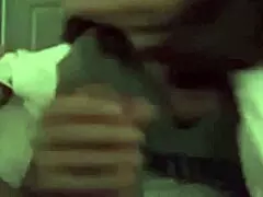 chubby wife gets sloppy facial from teen girl