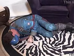 captain america saves the universe with batman, poison ivy, and catwoman 😏