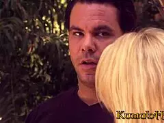 Big Boobed Blonde Babe Banged On Porch Outside