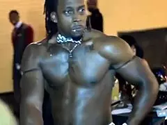 yo, watch this stripper hook up with his huge meat!