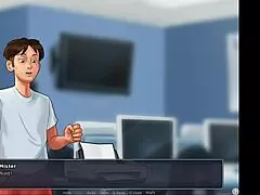 Who Gets The Cumshot In The Library During Summertime Saga?