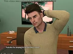 in this entrepreneur roleplay, the babe slips into sexy thin panties, teasing with big tits and cute redhead charm