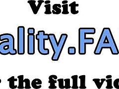 Storbystad styvmamma borrad hårt i högklackade skor